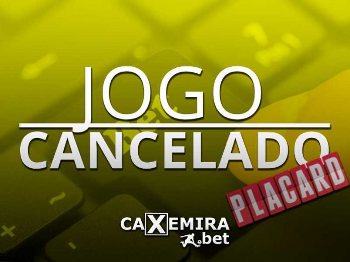 Placard jogo adiado Placard jogo adiado